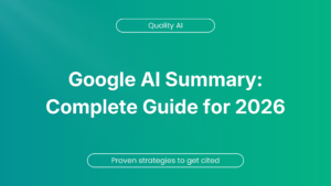 google ai summary