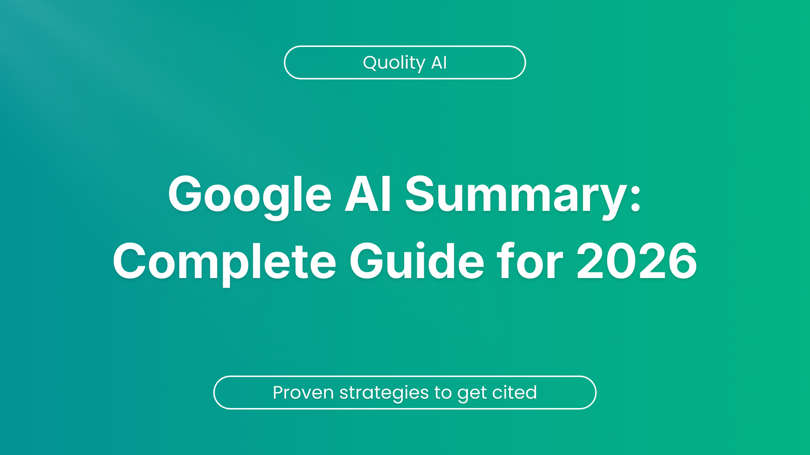 google ai summary