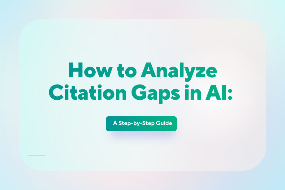 How to Analyze Citation Gaps in AI